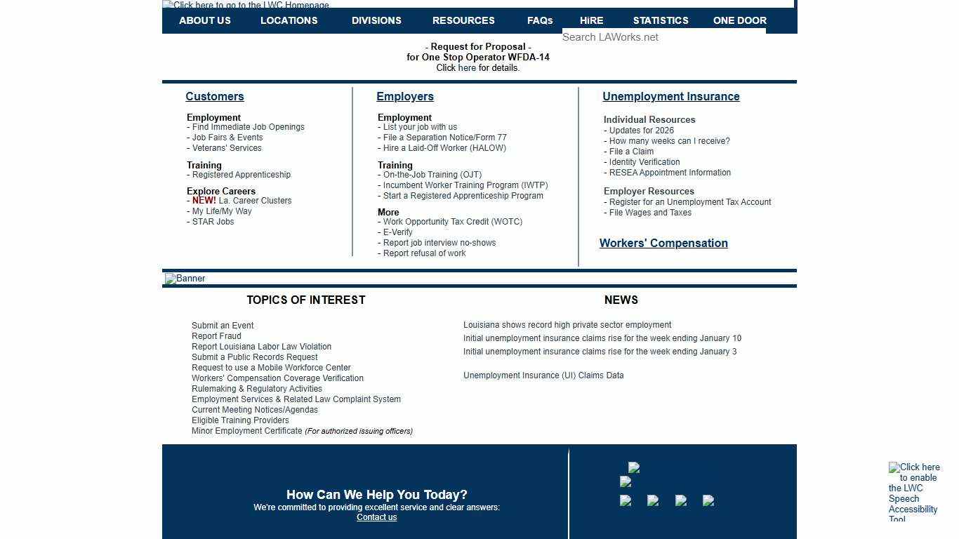 LAWorks Homepage - Louisiana Works