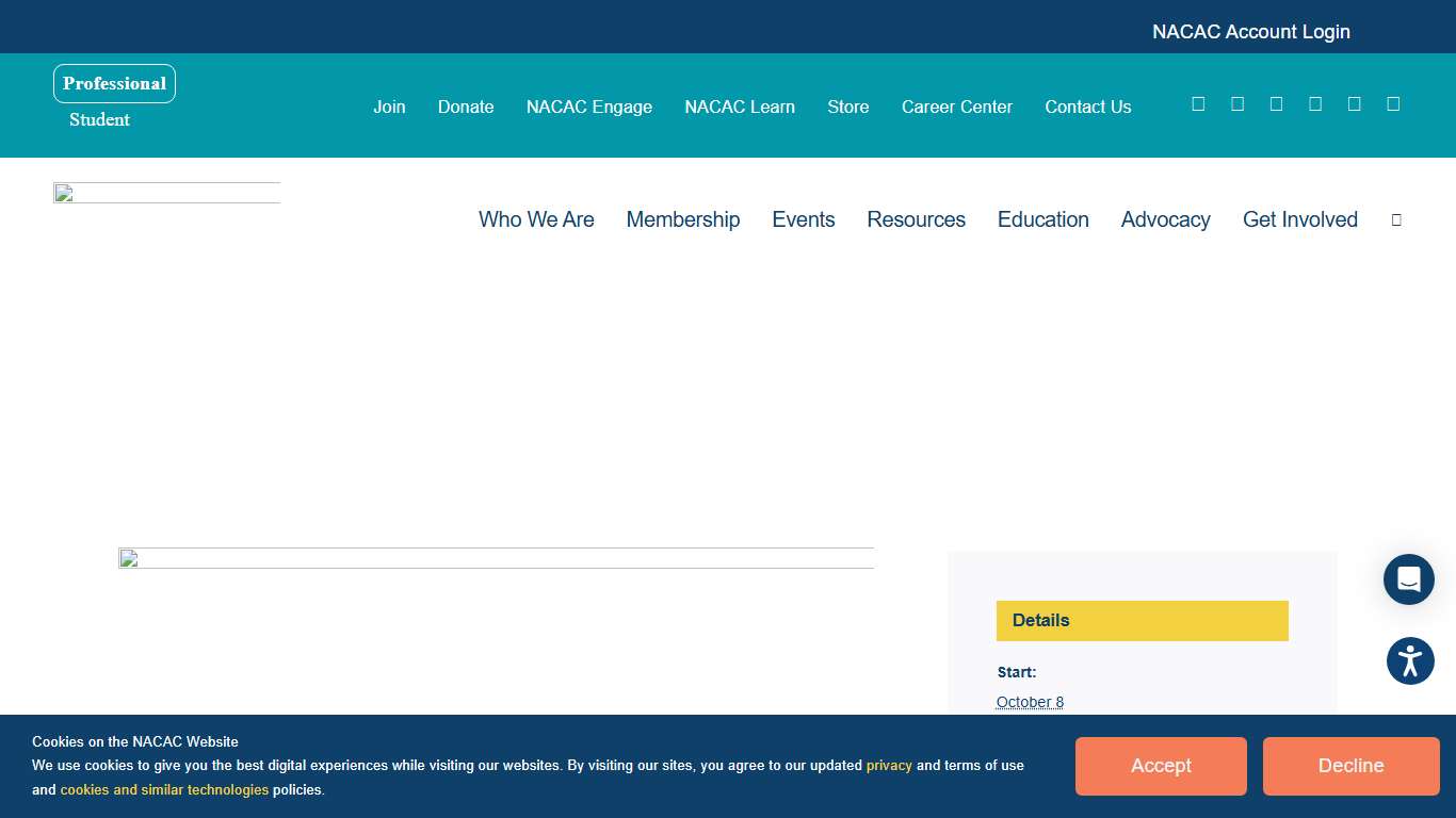 NACAC Conference 2026 - National Association for College Admission Counseling (NACAC)